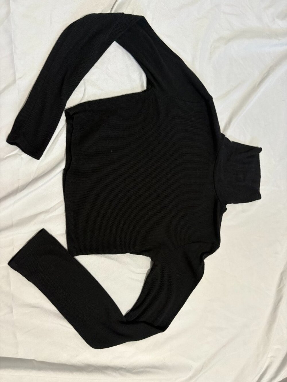 Garage Black Turtleneck Long Sleeve - size s